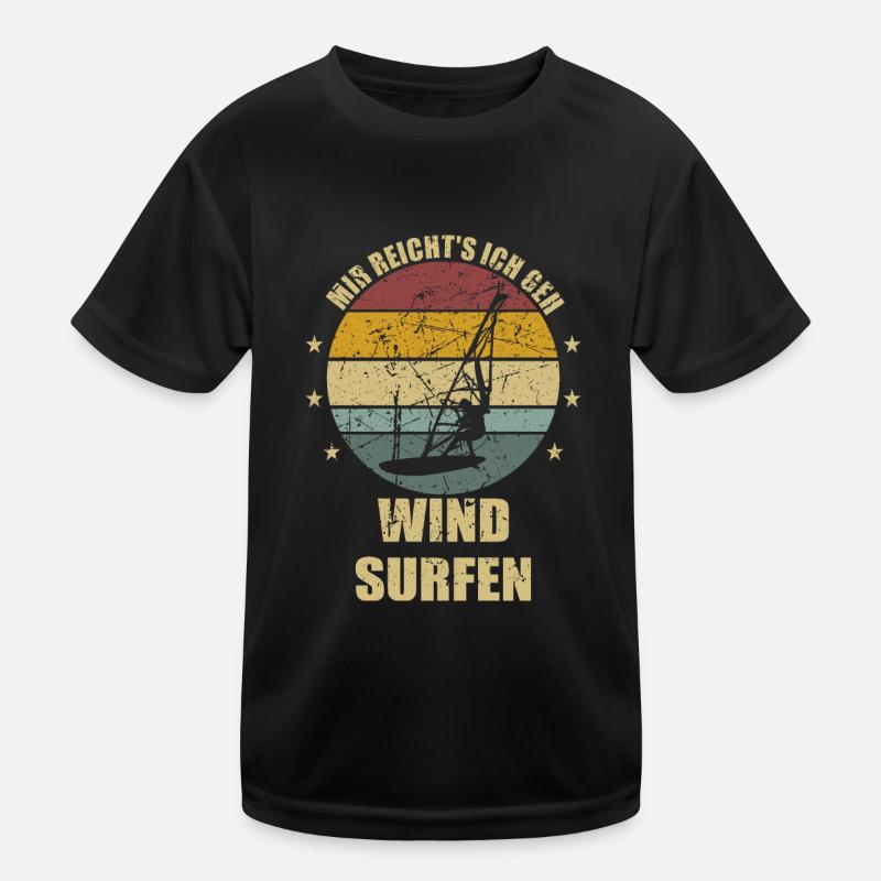 Mir reichts ich geh Windsurfen Bester Windsurfer Kinder Funktions-T-Shirt