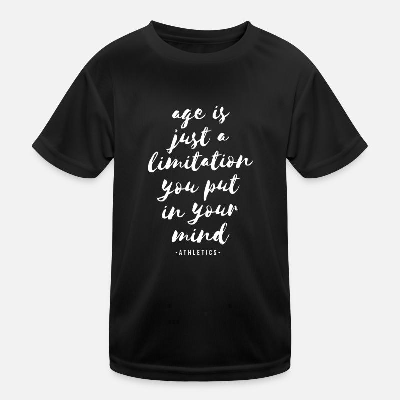 Sportlicher Geist Kinder Funktions-T-Shirt