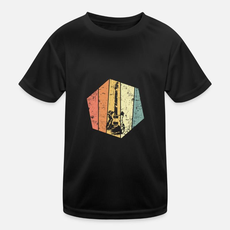 E-Gitarre Kinder Funktions-T-Shirt
