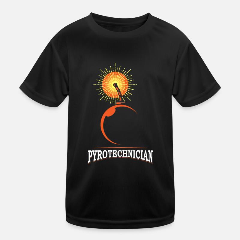 PYROTECHNICIANS Pyro technician Fireworks Fireworks Kids Functional T-Shirt