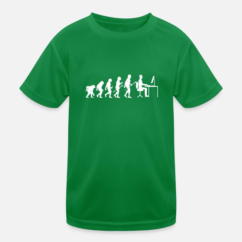 Evolution Computer Gift Laptop PC Kids Functional T-Shirt