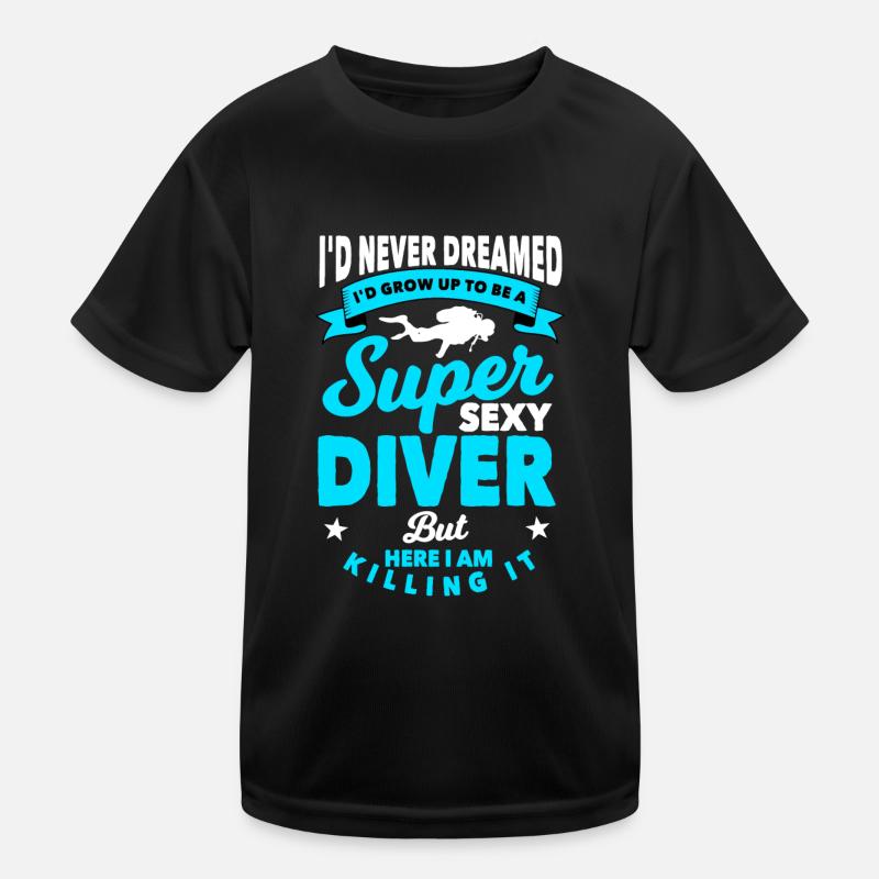 Diver Kids Functional T-Shirt