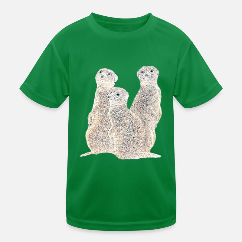 Suricate - Mangoustes - Afrique T-shirt sport Enfant