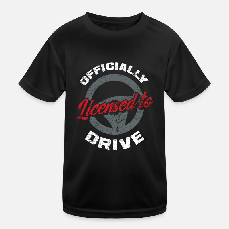 Permis de conduire passé T-shirt sport Enfant