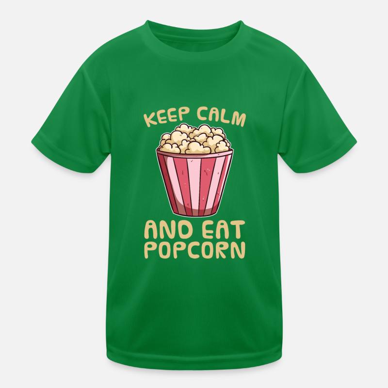 Popcorn Kinder Funktions-T-Shirt