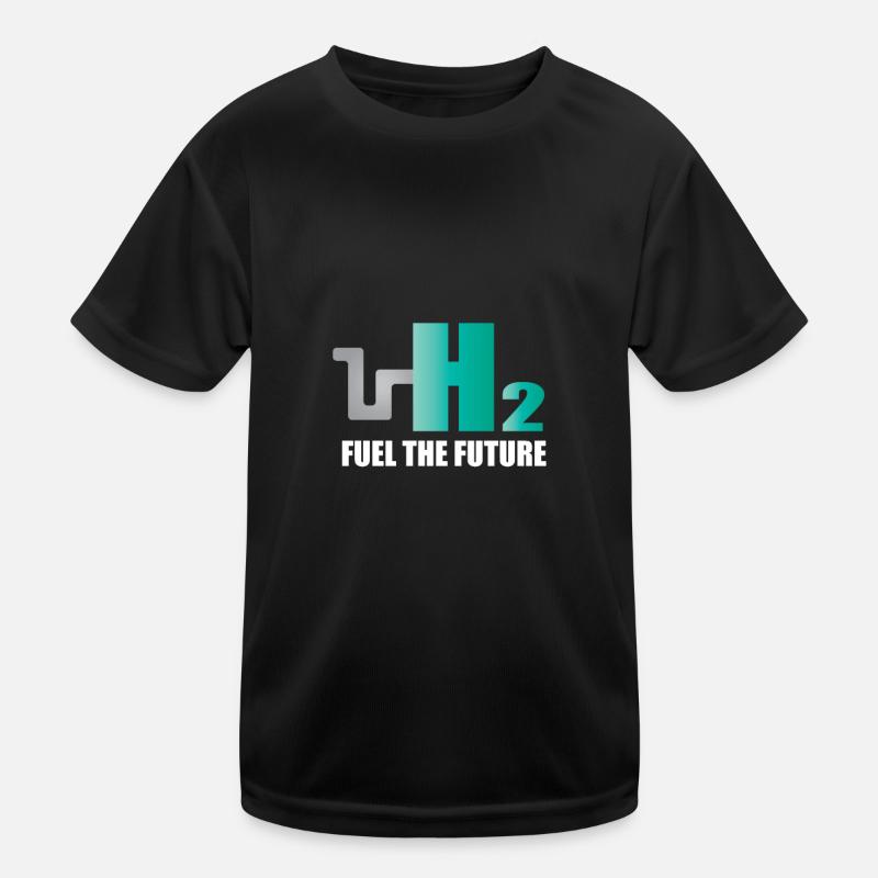 Hydrogen car H2 car environmental protection future Kids Functional T-Shirt
