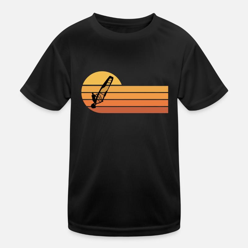 Windsurfing Windsurfers Kids Functional T-Shirt