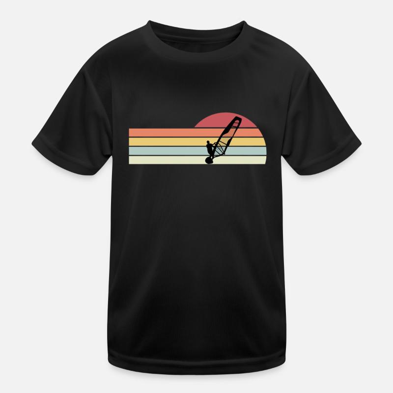Windsurfing Windsurfers Kids Functional T-Shirt