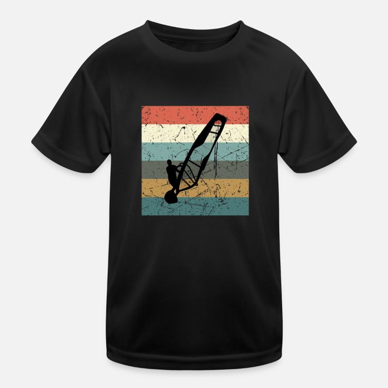 Windsurfing Windsurfers Kids Functional T-Shirt
