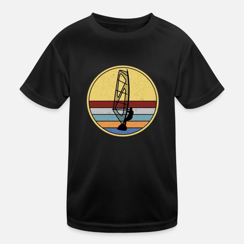 Windsurfing Windsurfers Kids Functional T-Shirt