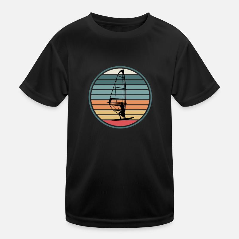 Windsurfing Windsurfers Kids Functional T-Shirt