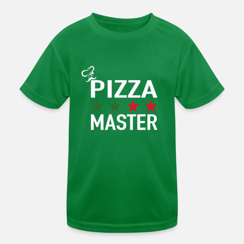 Pizza Master Pizza Chef Italian Pizza Kids Functional T-Shirt