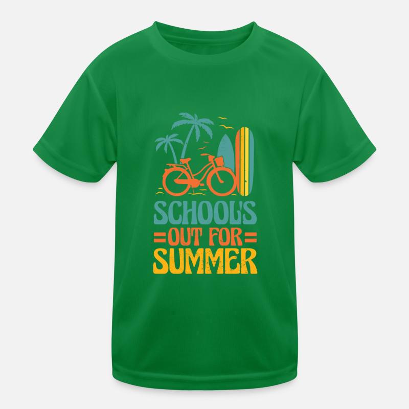 L’école est sortie pour l’été, drôles d’enseignants rétro T-shirt sport Enfant