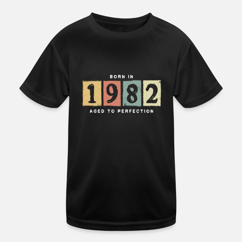 1982 Geburtstag vintage Geschenkidee Kinder Funktions-T-Shirt