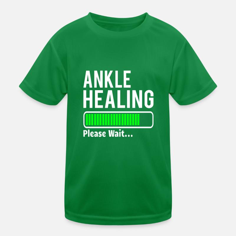 BROKEN ANKLE / ANKLE SURGERY: Ankle Healing Kids Functional T-Shirt