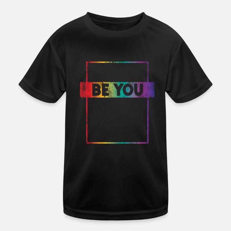 Retro Vintage LGBT Pride Rainbow Kinder Funktions-T-Shirt