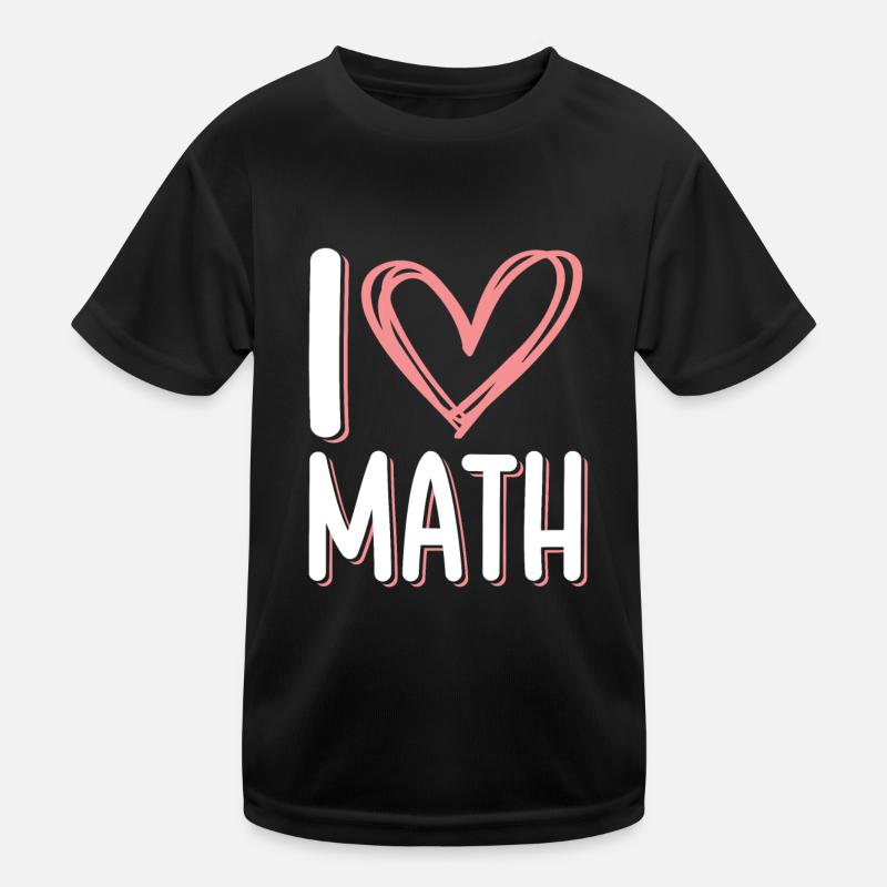 ich liebe mathe Kinder Funktions-T-Shirt