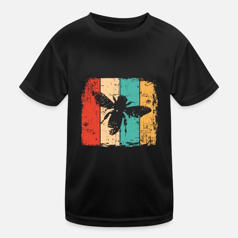 Bee retro Kids Functional T-Shirt