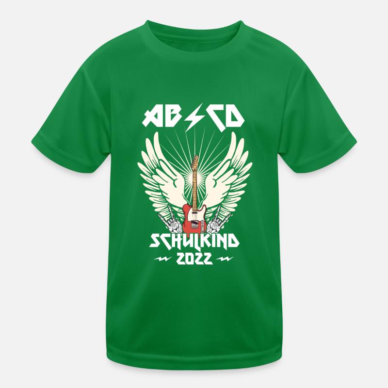 ABCD Endlich Schulkind 2022 Schulanfang Schule Kinder Funktions-T-Shirt