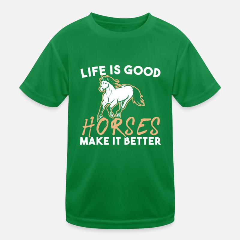 Pferde Machen Das Leben Schöner T-shirt sport Enfant