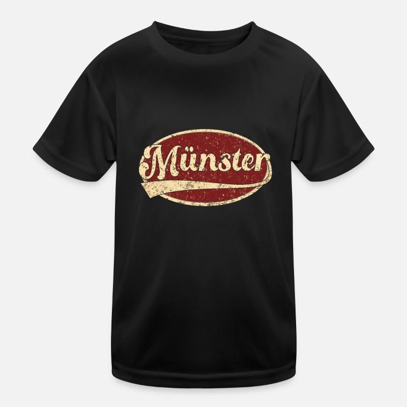 Münster Retro Tshirt Geschenk T-shirt sport Enfant