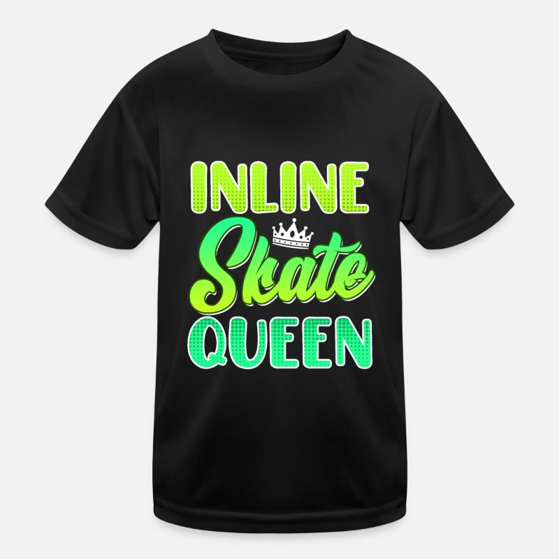 Inliner Frauen Geschenk Inline Skate Queen Kinder Funktions-T-Shirt
