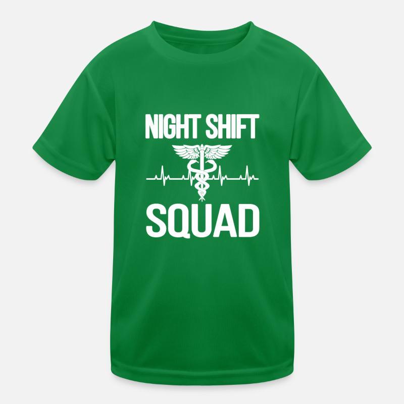 Infirmière de l’escouade de nuit Infirmière T-shirt sport Enfant