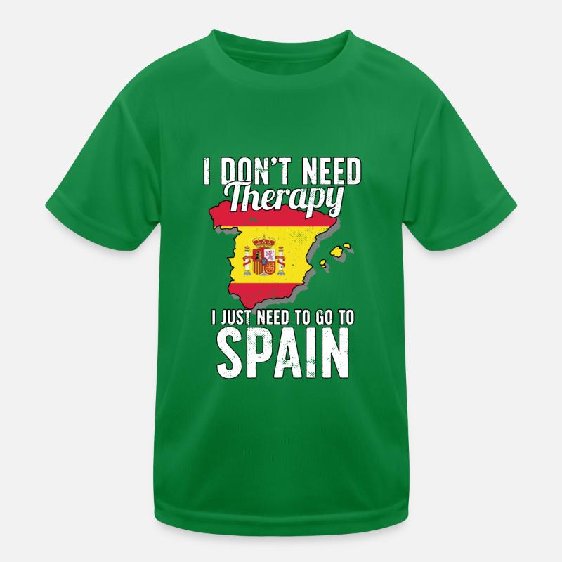 Spain flag I Spanish Souvenirs T-shirt sport Enfant