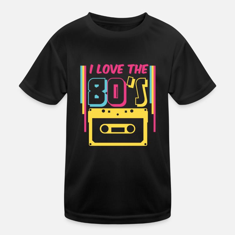 80s outfit | " I Love The 80s " Kids Functional T-Shirt
