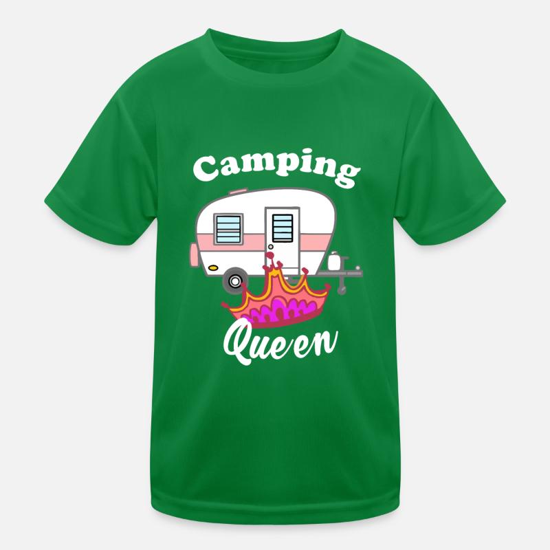 Camping Queen Kinder Funktions-T-Shirt