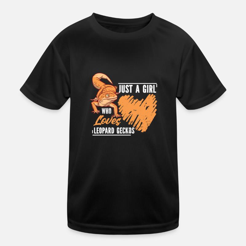 Leopard Gecko Kinder Funktions-T-Shirt