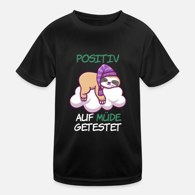 Faultier Kinder Funktions-T-Shirt