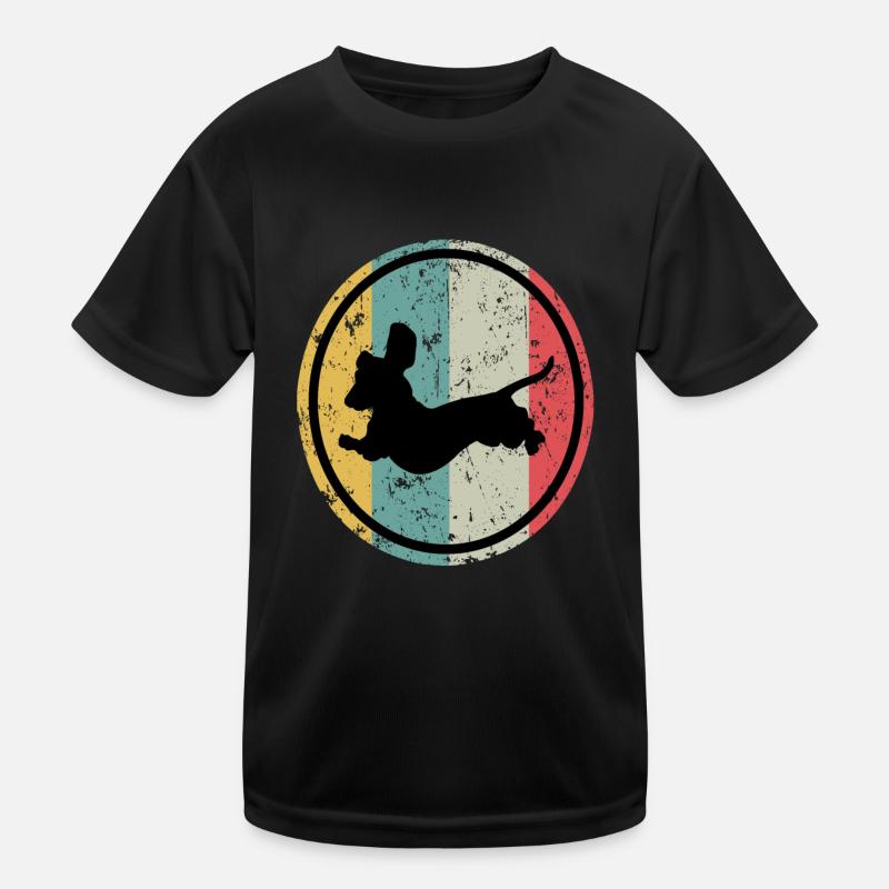 Dackel Hund Hundebesitzer Dackel Welpe Dachshund Kinder Funktions-T-Shirt