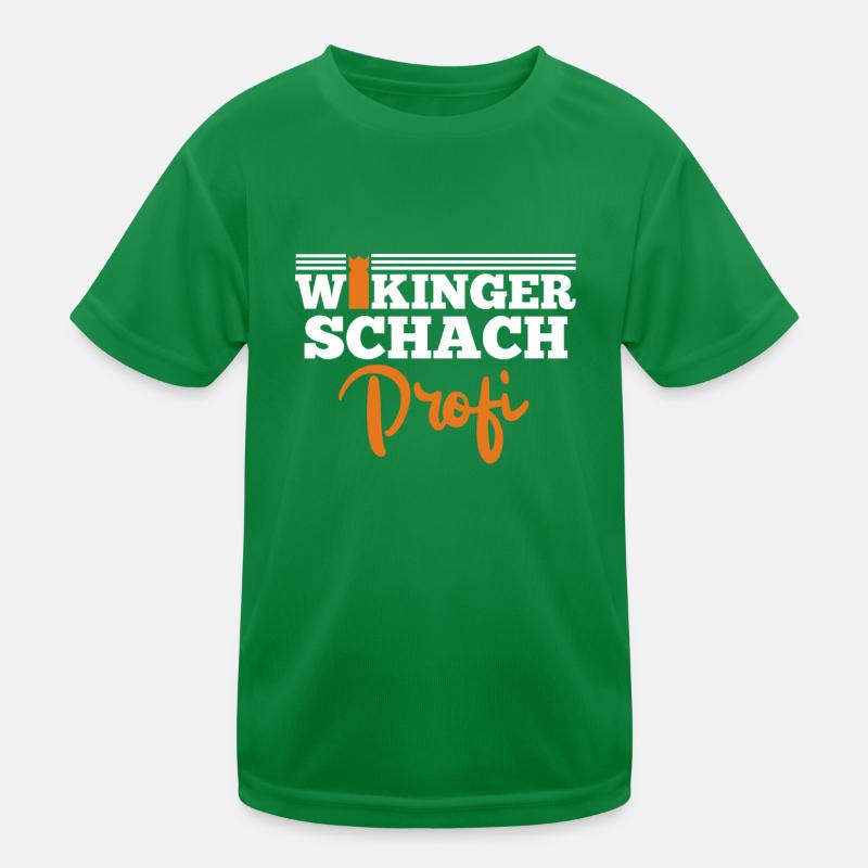 Wikinger Schach Profi Kubb Meister Wikingerschach Kinder Funktions-T-Shirt