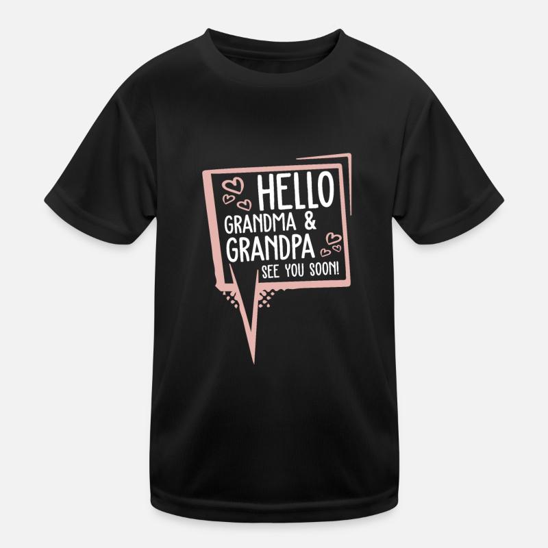 opa oma baby Kinder Funktions-T-Shirt
