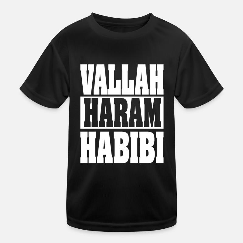 Vallah Haram Habibi Bruder Kinder Funktions-T-Shirt