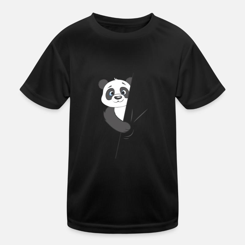 L’ours panda se cache T-shirt sport Enfant