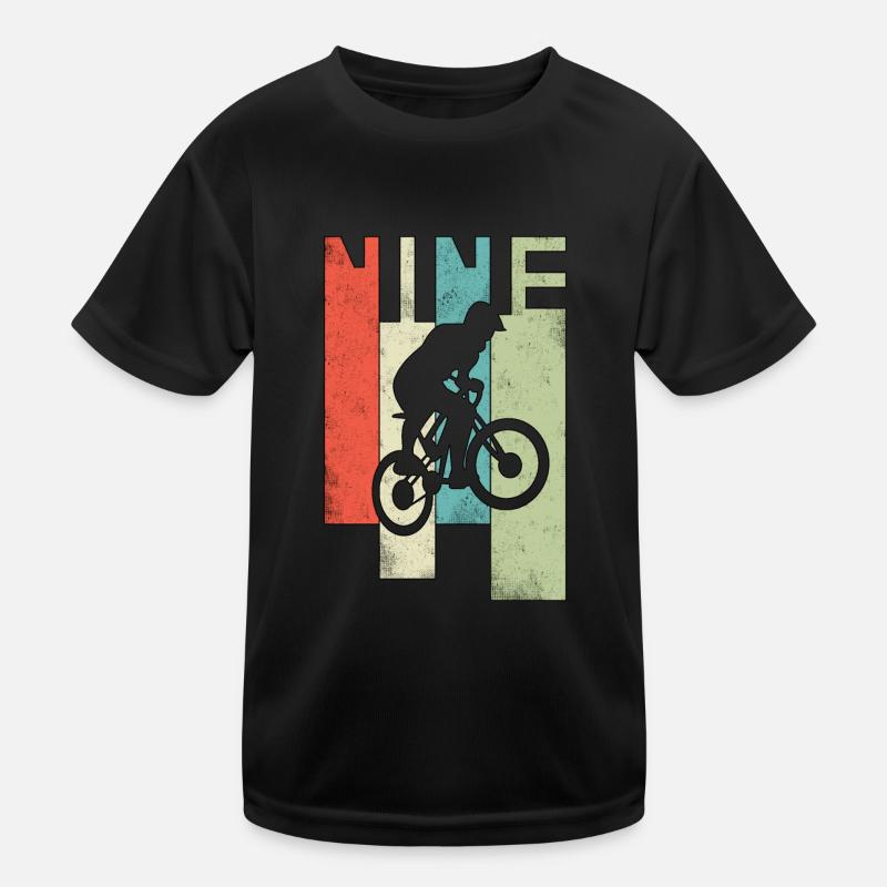 Kinder 9. Geburtstag BMX 9 Jahre Kindergeburtstag Kinder Funktions-T-Shirt