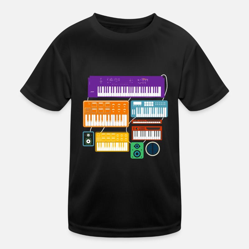 ADSR Modular Techno Festival Nerd Synthesizer Kinder Funktions-T-Shirt