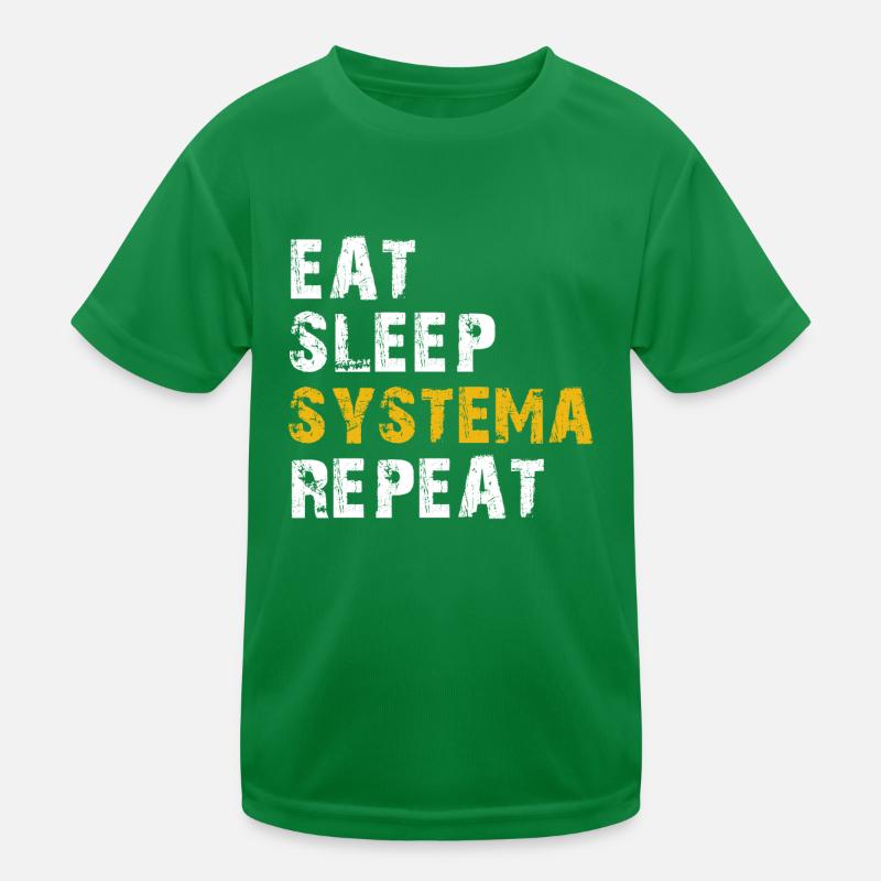 manger le sommeil Systema T-shirt sport Enfant