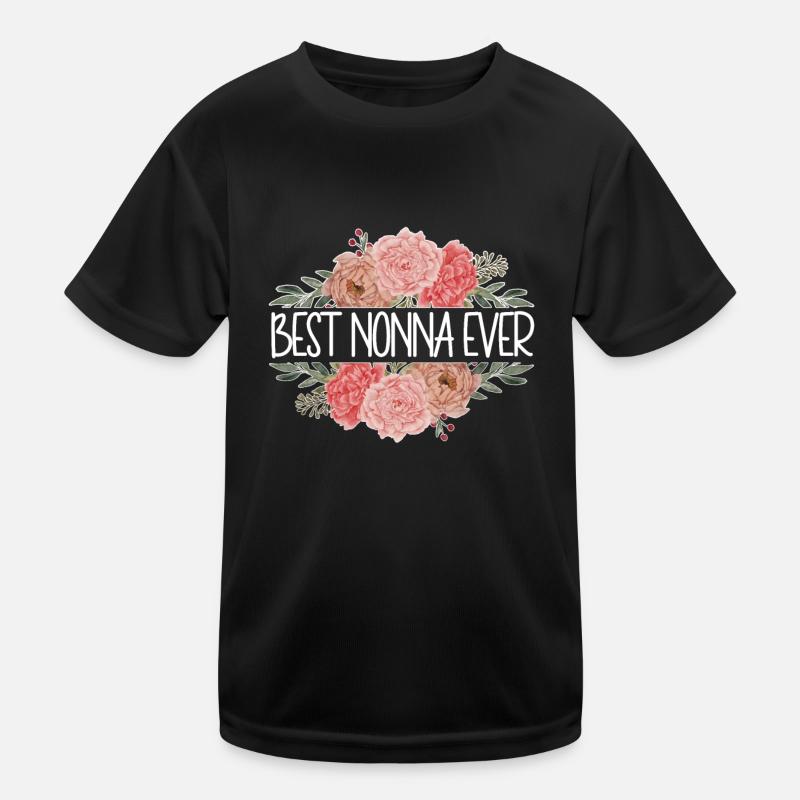 Nonna Oma Muttertag Geschenk Nonna Großmutter Kinder Funktions-T-Shirt