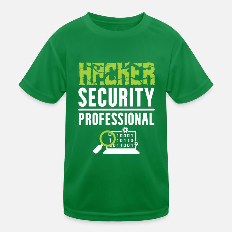 Hacker Security Professional T-shirt sport Enfant