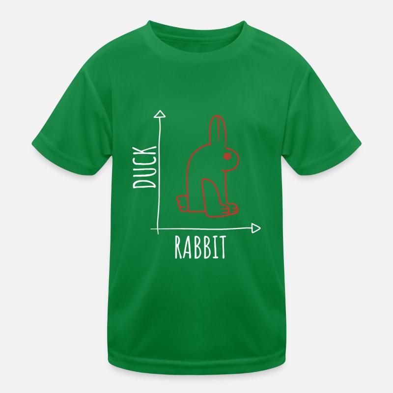 Illusion d’optique Canard Lapin Illusion Wittgenstein T-shirt sport Enfant