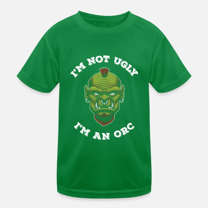 Nicht Hässlich Ich bin Orc Kinder Funktions-T-Shirt