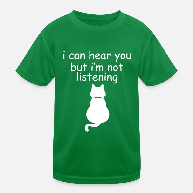 cat Kinder Funktions-T-Shirt