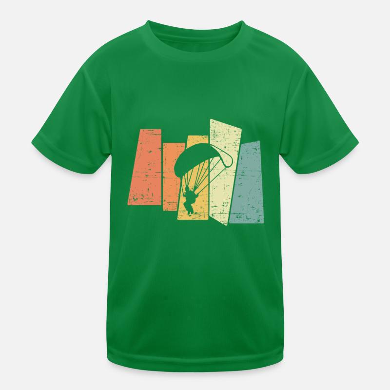 80 Retro Parapente parapente T-shirt sport Enfant