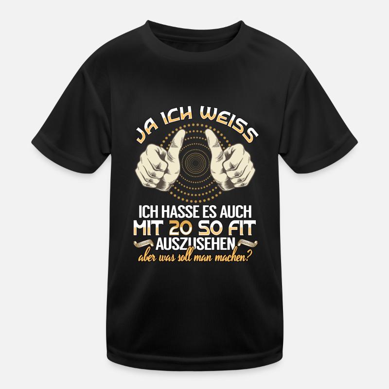 20. Geburtstag 20 Jahre Geburtstag Geschenkidee Kinder Funktions-T-Shirt