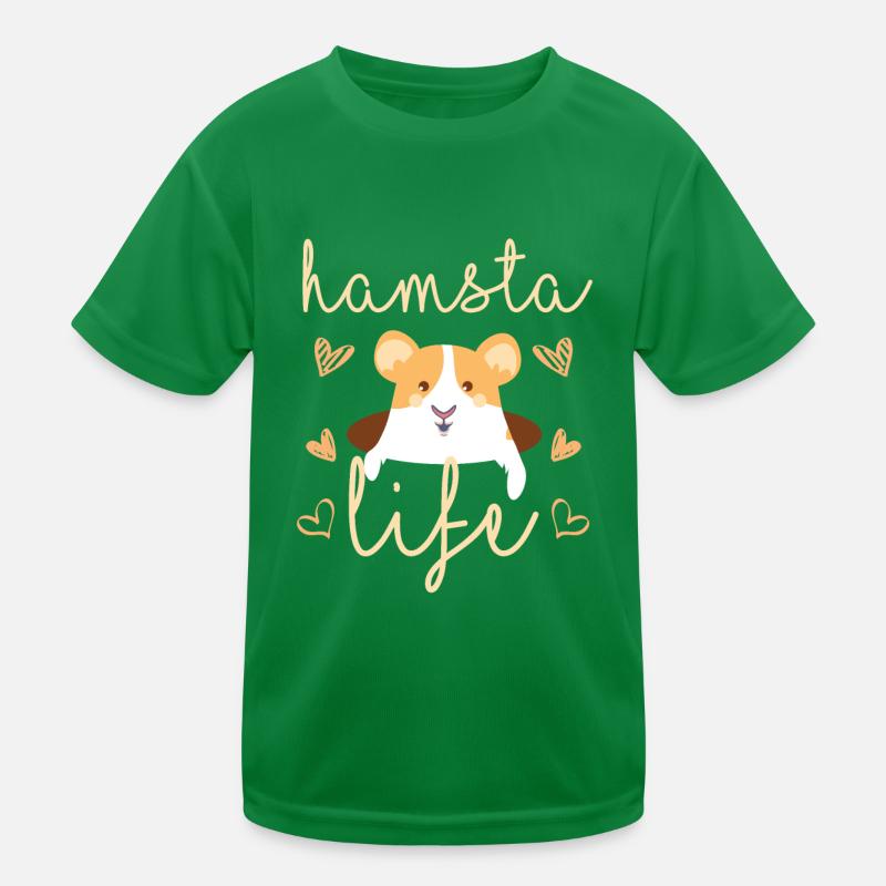 hamster Kids Functional T-Shirt