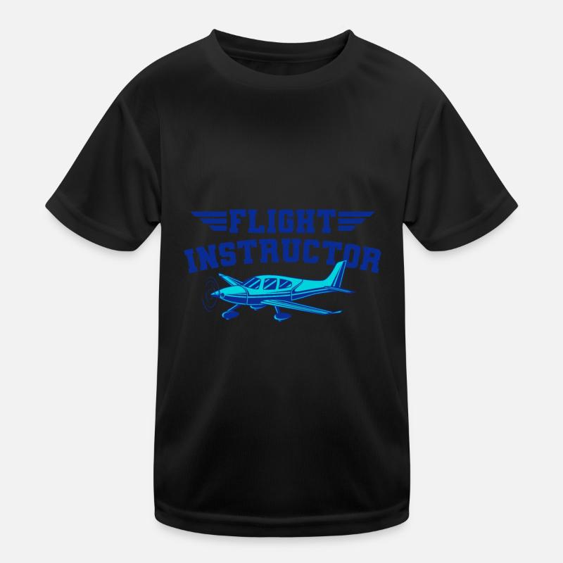 Flight Instructor Flight Instructor Pilot Instructor Kids Functional T-Shirt