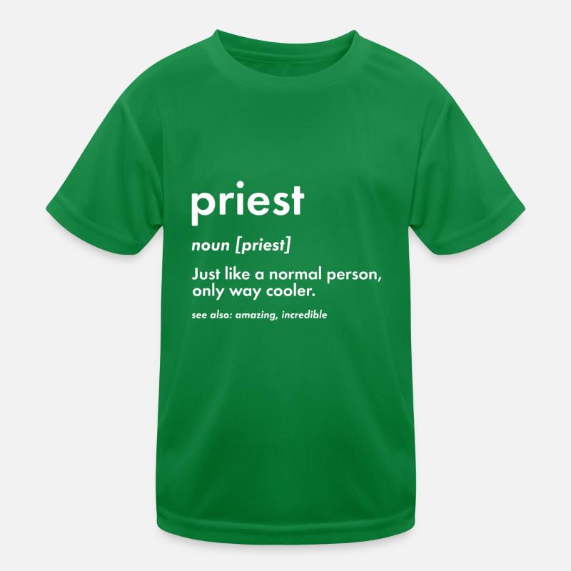 Ordained Ministre Curé Église Pasteur Religion T-shirt sport Enfant